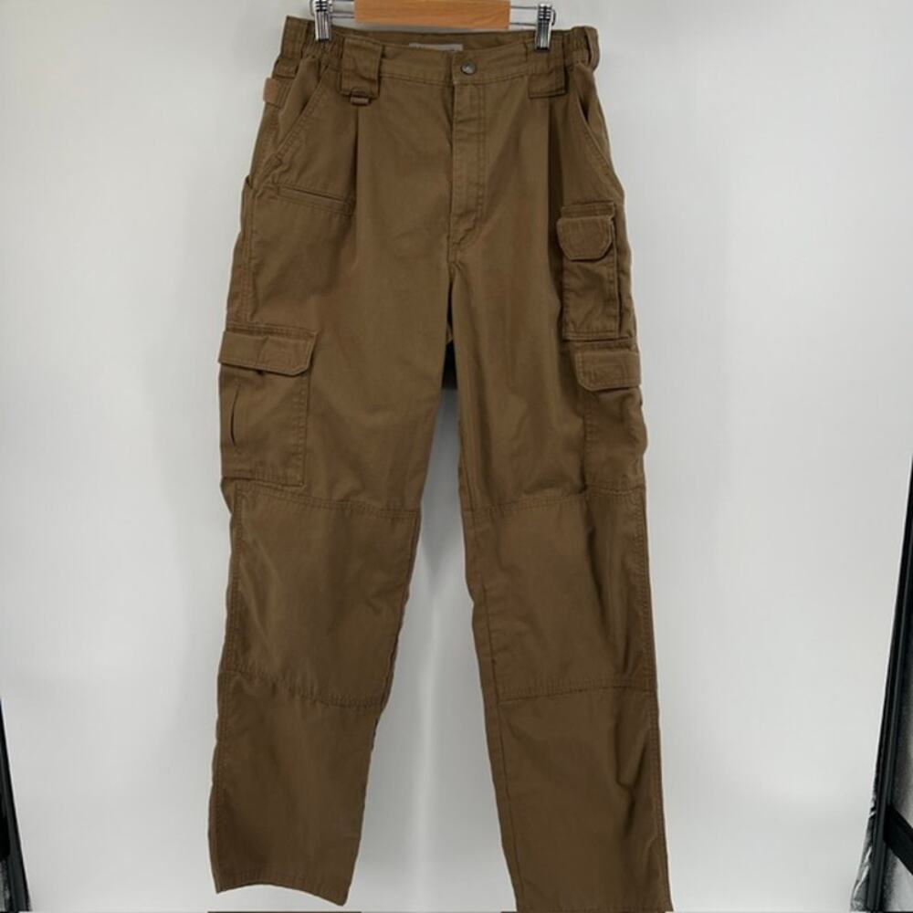 5.11 Tactical Men's Taclite Pro Cargo Pants 32x34 Tan Utility Elastic Waist